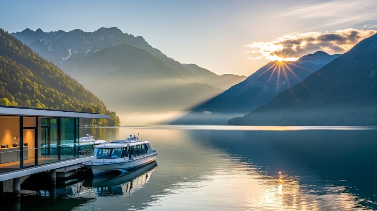 Tegernsee bei Bad Aibling im Landkreis Miesbach